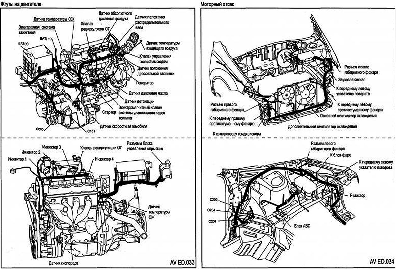 Chevrolet aveo схема